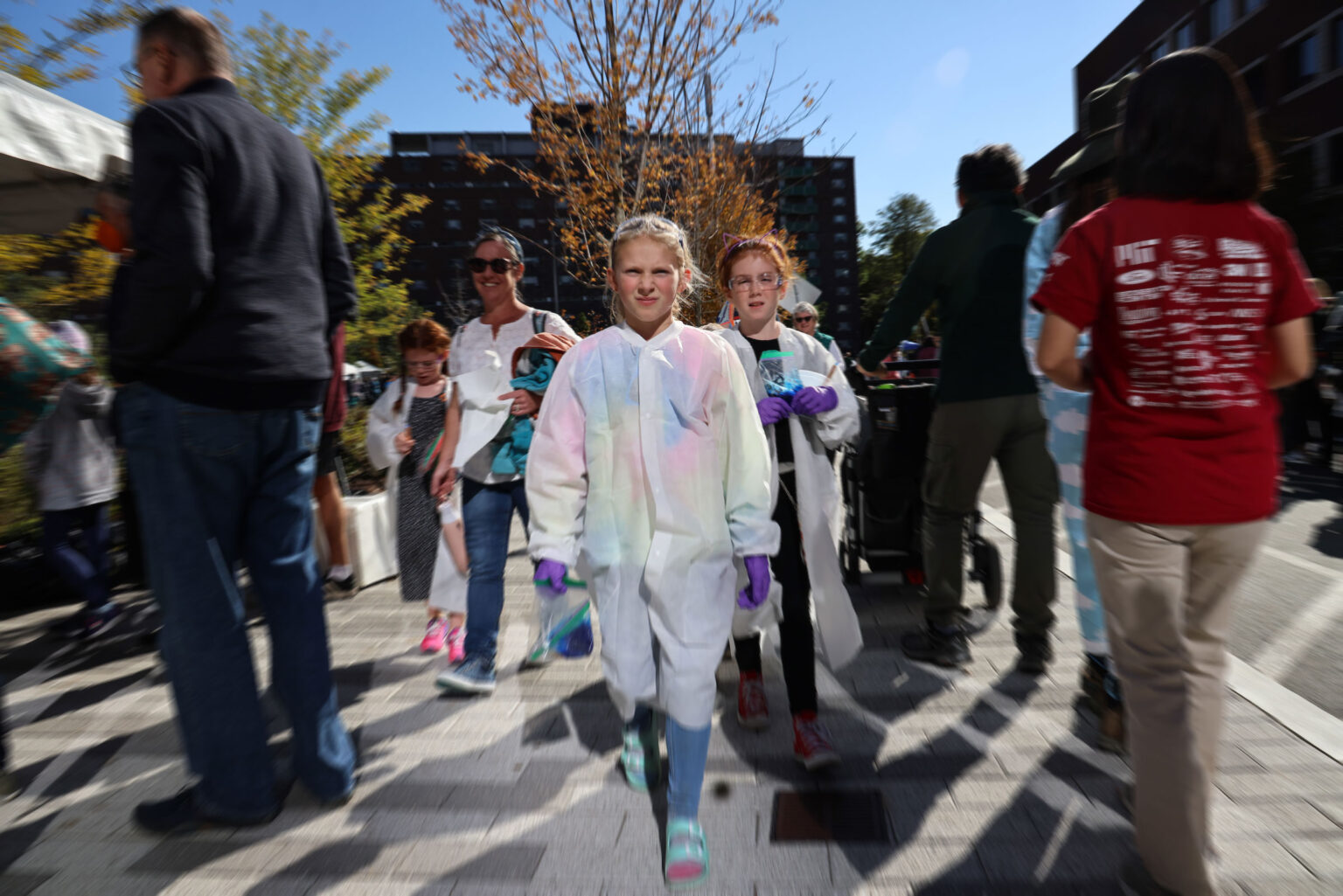 A girl at the Cambridge Science Festival