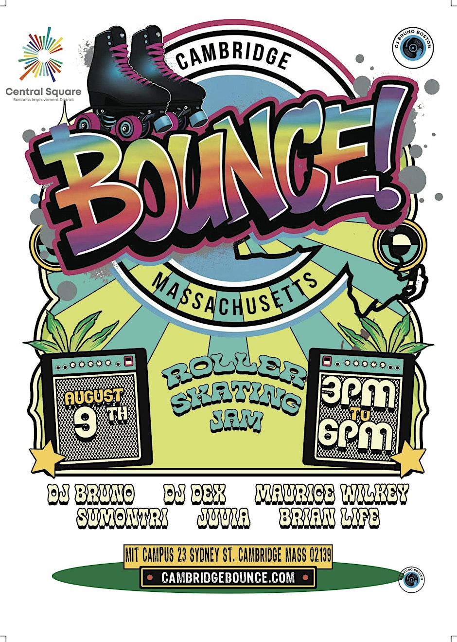Bounce (roller skating event) flyer.