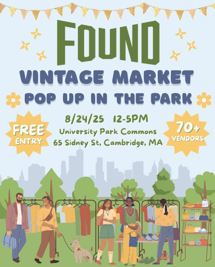 Found Vintage Market flyer
