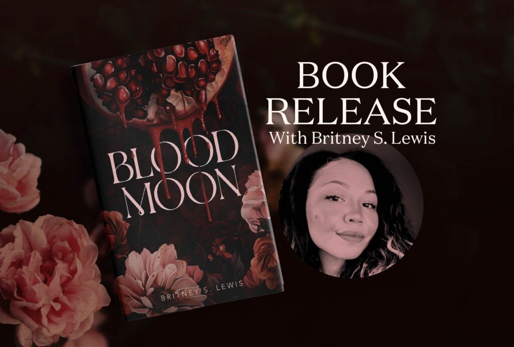 "Blood Moon" book release poster