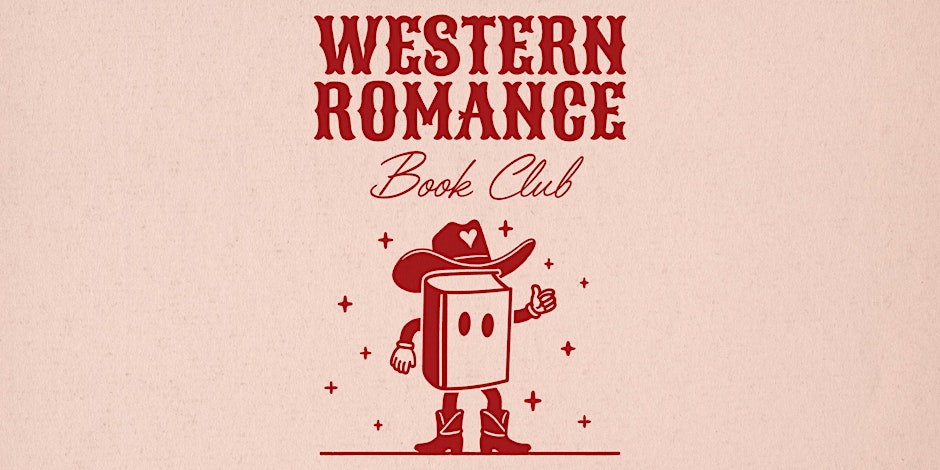 Western romance bookclub flyer