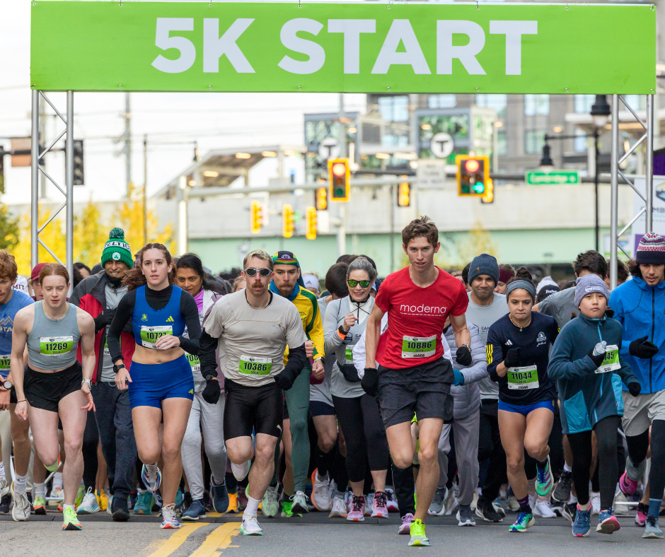 People running at the 5K