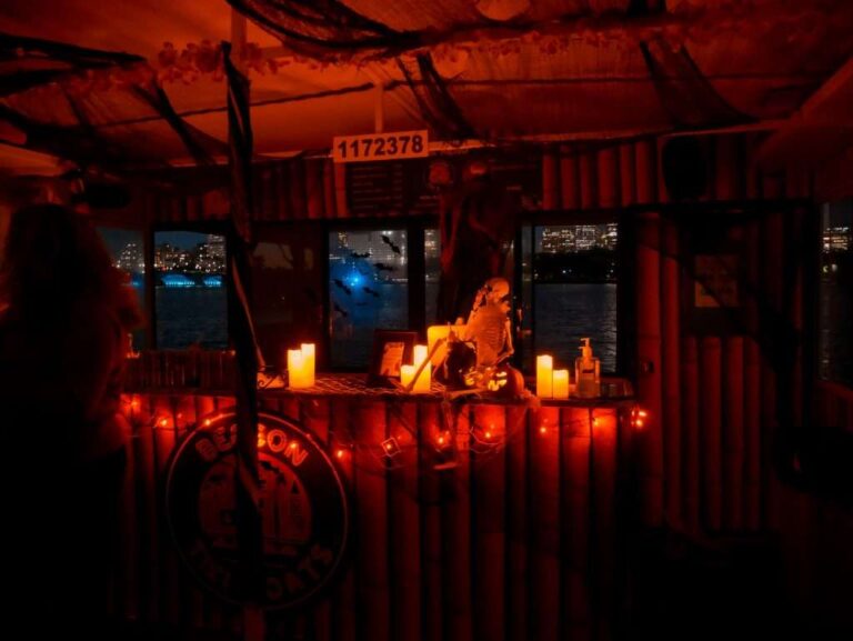 Candles on a boat.